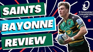 Northampton v Bayonne Review  Champions Cup 202324 [upl. by Beffrey770]