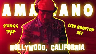 YUNGG TRIP  LIVE AMAPIANO ROOFTOP SET  HOLLYWOOD CALIFORNIA  RIHANNA DRAKE 90S RNB REMIXES [upl. by Valdes]