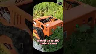 Vigorun remotely controlled track lawnmower for salemower remotecontrolmower [upl. by Pegeen]