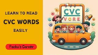 CVC Words Made Easy for Kids Learn to Read in Minutes  Phonics CVC words for Kindergarten [upl. by Atwater119]