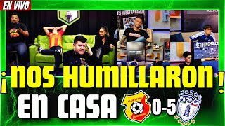 MEJORES REACCIONES DE TICOS A LA GOLEADA del PACHUCA 50 HEREDIANO en VIVO🔴 [upl. by Ennairam842]