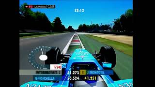 F1 2001 Monza  Giancarlo Fisichella OnBoard Qualifying Lap  assettocorsa [upl. by Nylirem876]