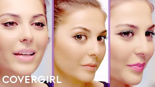 Cat Eye Makeup Tips 3 Ways to Apply Eyeliner with Sona Gasparian  COVERGIRL [upl. by Jarietta]