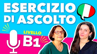 Esercizio di ascolto livello B1 utile per l’esame cittadinanza italiana 🇮🇹 [upl. by Cherise]