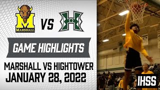 Fort Bend Marshall at Fort Bend Hightower  Boys 2022 Basketball Highlights [upl. by Nereids500]