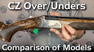 CZ OverUnder Shotguns  A Comparison of Models [upl. by Bondie]