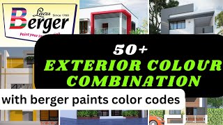 Berger paints exterior house painting color ideas 2023  berger paints colour combination berger [upl. by Aiehtela790]