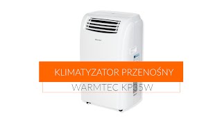 Klimatyzator przenośny WARMTEC KP35W  prezentacja [upl. by Nosirb]