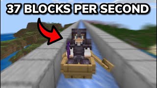 I MADE THE FASTEST TRAVEL SYSTEM in Minecraft Bedrock Survival Ep 36 [upl. by Colfin]