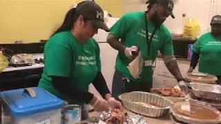 Eversource Volunteers Help Serve Thanksgiving Dinner to Those in Need in Norwalk [upl. by Lenard562]