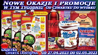 Biedronka Nowa Gazetka Promocyjna Od Czwartku 27042023  W Tym Tygodniu  Nowe Okazje i Promocje [upl. by Itak]