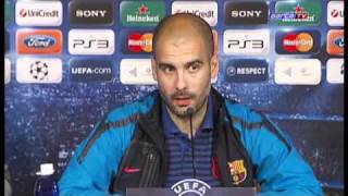 FC Barcelona Rueda de prensa de Pep Guardiola en el Bernabéu íntegra [upl. by Leveridge]