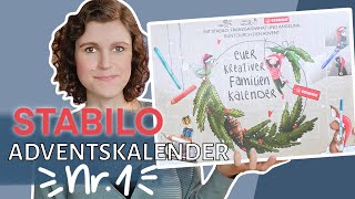 STABILO Adventskalender 2021 für die ganze Familie [upl. by Daht]