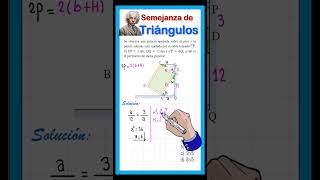 SEMEJANZA DE TRIÁNGULOS II mathproblem [upl. by Bensen242]