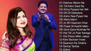 Best Of Alka Yagnik And Udit Narayan Songs  Evergreen 90s Songs [upl. by Aekan427]