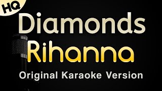 Diamonds  Rihanna Karaoke Songs With Lyrics  Original Key [upl. by Kline]