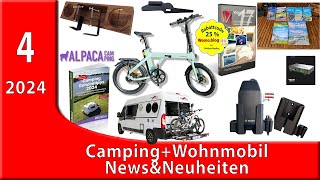 Camping und Wohnmobil NewsampNeuheiten 42024 [upl. by Clintock]