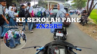 SEKOLAH PAKE ZX25R‼️LAGI  Reza Motovlog 18 [upl. by Tzong917]