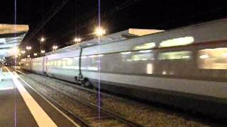 Gare de Bourg en Bresse  rame TGV POS 4407 [upl. by Ferde25]