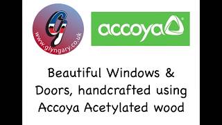 Accoya Curved Head Doors amp Windows [upl. by Hairahcaz]