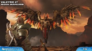 TUTORIAL DEFEATING VALKYRIE OLRUN WITH BEST ARMOR PRO TIPS GOD OF WAR PS4 PRO [upl. by Neelhtakyram]