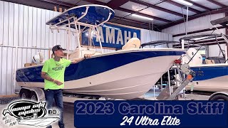 2023 Carolina Skiff 24 Ultra Elite Overview amp Walkaround 4K [upl. by Bevash97]