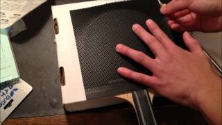 Ping Pong Tutorial  How to glue rubber to blade using Chack Sheet [upl. by Natsud]