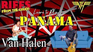 Van Halen  Panama Guitar Lesson Complete Song Tutorial [upl. by Rhyner588]