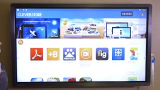 Clevertouch Plus Educational Digital White Board Explained [upl. by Adnovay211]