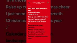 Waitresses  Christmas Wrapping hits tiktok spotifylyrics trending christmas shorts [upl. by Aitnahc]