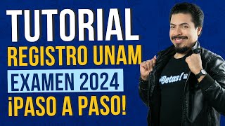 TUTORIAL Registro UNAM 2024 Explicado PASO A PASO FÁCIL [upl. by Saxela131]