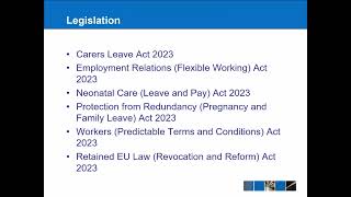 Employment Law Update 202324 [upl. by Bronny824]