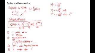 455 Spherical harmonics [upl. by Rehpotsirhc735]