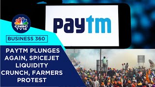 Paytm Faces ED Probe MampM Q3 Beat SpiceJet Delays Salaries Farmers Protest amp More  CNBC TV18 [upl. by Aihsein]