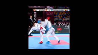 WKF Female kumite 50 KG JPN VS COL shorts karate female kumite wkf japan colombia 2024 [upl. by Lrigybab]