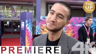 Ahmed Malek interview at The Swimmers at London Film Festival premiere [upl. by Aibat]