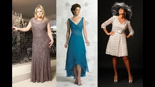 vestidos Elegantes para señoras de 50 a 60 años a mas  moda 2019 [upl. by Waite]