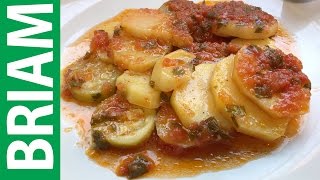 YiaYias Greek Recipe  BRIAM Greek Vegan Recipe With Potatoes and Zucchini [upl. by Hollis]