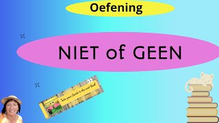 NIET of GEEN Oefening [upl. by Silberman]