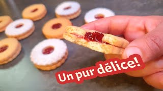 Recette des sablés à la confiture [upl. by Yeltsew]