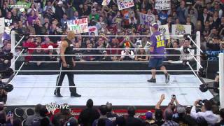 Raw The Rock and John Cena confront one another [upl. by Adniled]