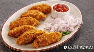 Kurkure Momos Recipe  Crunchy amp Juicy Soya Veg Momo  CookingShooking [upl. by Ynnatirb]