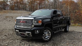 2018 GMC Sierra 2500 Denali In Depth First Person Look [upl. by Meggs]