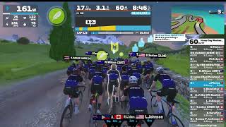 Hump Day Wednesday pb GIANT C on Beach Island Loop in Watopia New HUD on Zwift [upl. by Nylave]