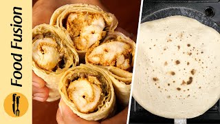 Rumali Roti Roll with Spicy Behari Chicken Recipe By Food Fusion [upl. by Adon]