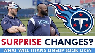 Titans Making MAJOR CHANGES To Starting Lineup Before 2024 Season Tennessee Titans Rumors amp News [upl. by Karina]