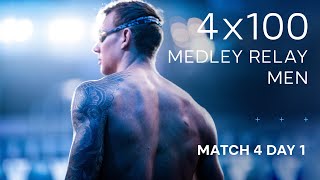 Men’s 4x100m Medley Relay  PLAYOFF MATCH 4 1518 DAY 1 [upl. by Ainoet]