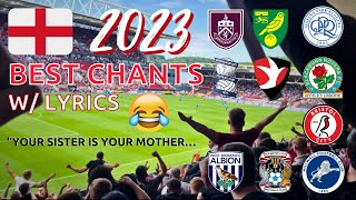 FUNNIEST CHANTS BY ENGLISH FOOTBALL FANS With Lyrics [upl. by Inalaehon]