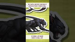 Exposed DampD 5e Displacer Beast Challenge Rating Shorts [upl. by Gove704]