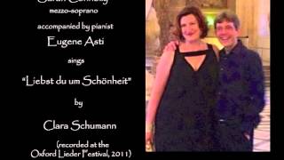 Sarah Connolly sings quotLiebst du um Schönheitquot by Clara Schumann [upl. by Jelene]